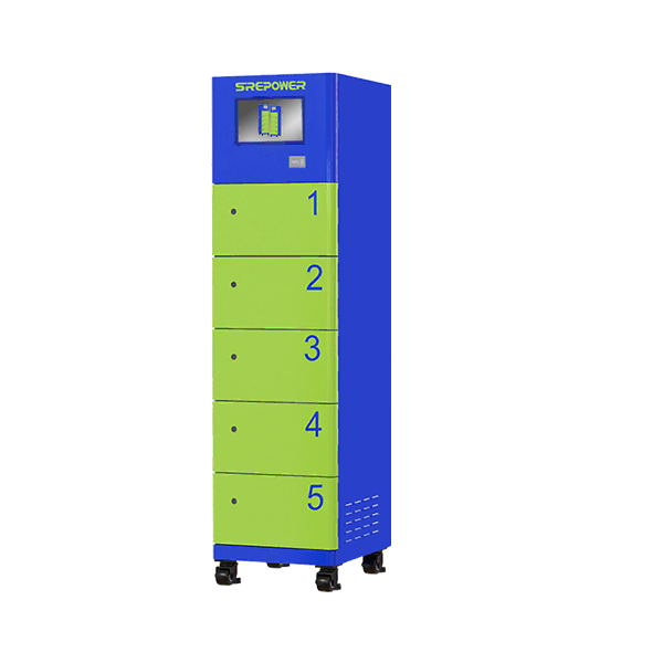 5 Gabinetes 15.8KW estación de intercambio inteligente