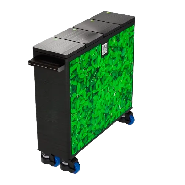 4 Gabinetes estación de conmutación de batería para E-Bikes y Scooters