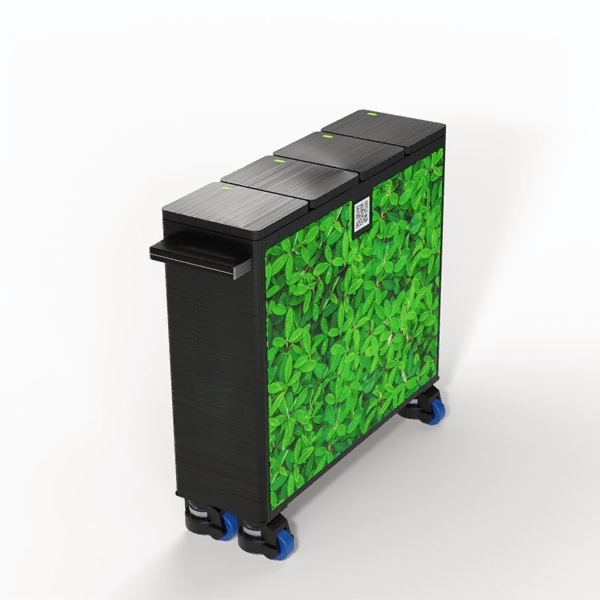 4 Gabinetes estación de conmutación de batería para E-Bikes y Scooters