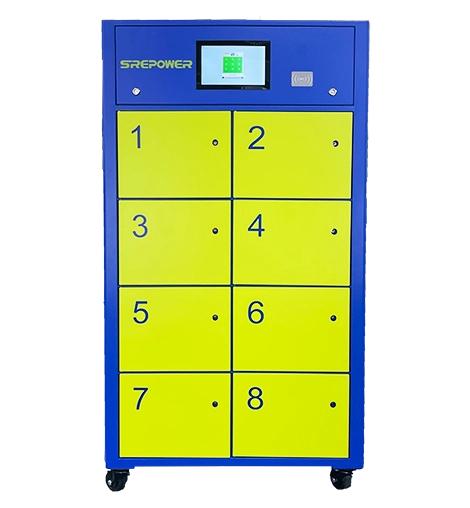 8 Gabinetes Estación de intercambio de batería 10KW